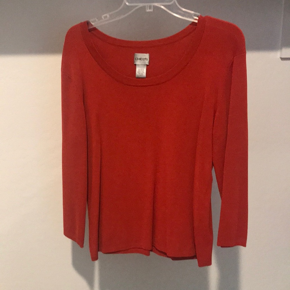 Chico burnt orange sweater